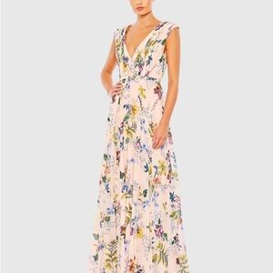Floral V-Neck Maxi Dress